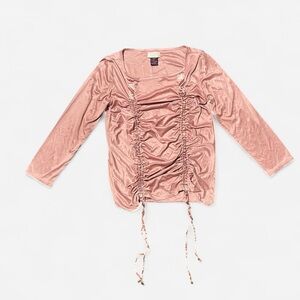 Buffalo David Bitton Blush Satin Top